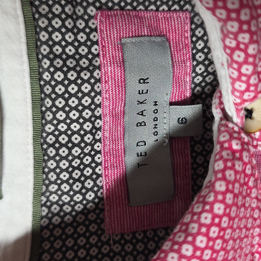 Ted Baker Raspberry Polo Shirt Small - Picture 5 of 6